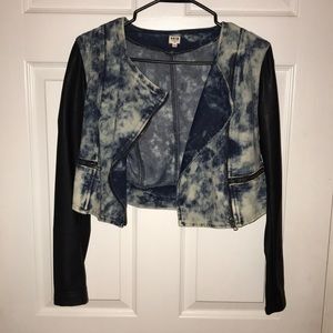 Denim & Leather Jacket